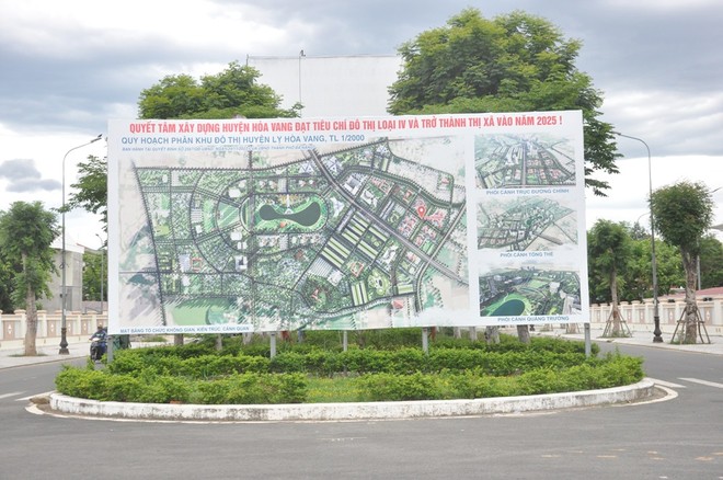 Bản quy hoạch xây dựng huyện Hoà Vang đạt tiêu chí đô thị loại IV.
