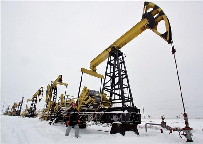 Cơ sở khai thác dầu ở Izhevsk, gần Ural (Nga). Ảnh: REUTERS/TTXVN