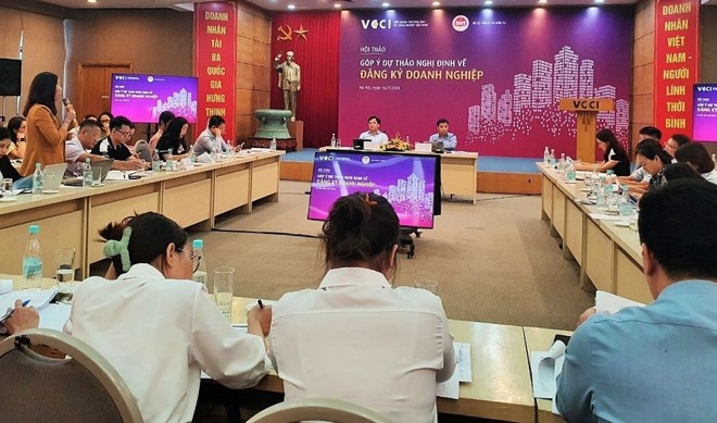 Hội thảo Góp ý Dự thảo Nghị định về Đăng ký doanh nghiệp do VCCI và Bộ Kế hoạch và Đầu tư tổ chức 