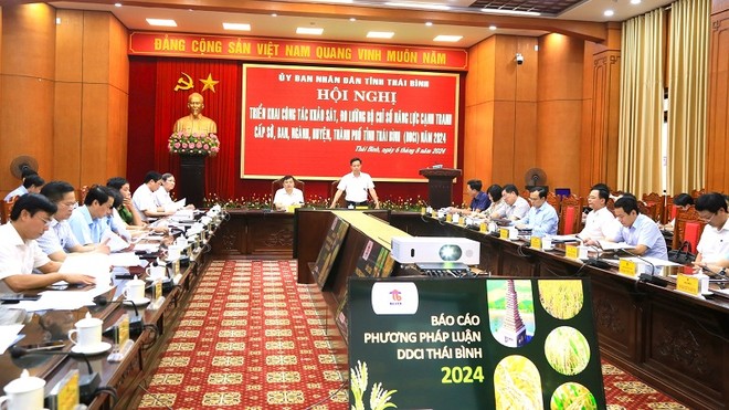 Thái Bình triển khai khảo sát Bộ Chỉ số DDCI năm 2024.