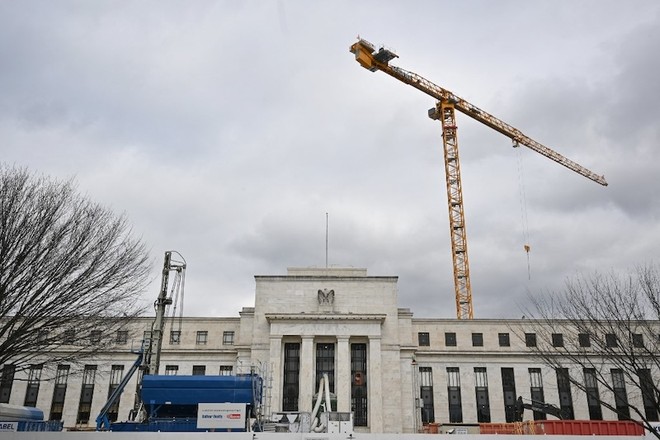 Trụ sở Cục Dự trữ Liên bang (Fed) tại Washington, DC, Mỹ. Ảnh: Mandel Ngan/AFP