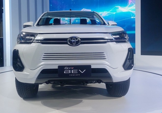 Một mẫu xe điện ở dạng ý tưởng của Toyota Motor được giới thiệu tại Bangkok Motor show 2023