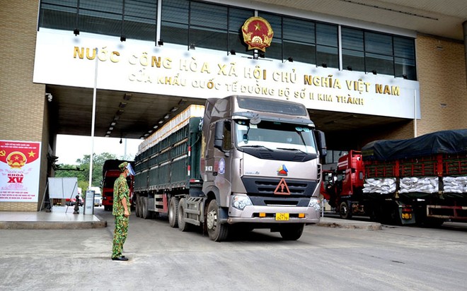 Cửa khẩu Kim Thành, Lào Cai thông quan trở lại từ 11 giờ ngày 11/9