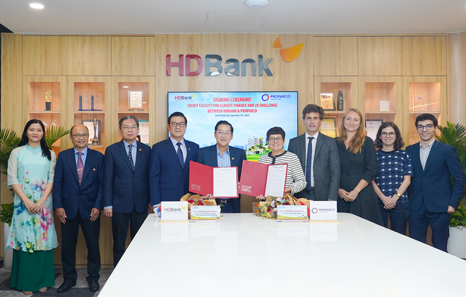 Tăng hạn mức tín dụng lên 100 triệu USD, HDBank (HDB) và Proparco thúc đẩy dự án tài chính khí hậu, hỗ trợ doanh nghiệp do phụ nữ làm chủ