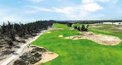 Sân golf Golden Sands Golf Resort của BRG tại Huế được coi là thử thách nhất Việt Nam hiện nay.