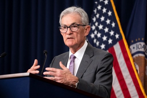 Ông Jerome Powell, Chủ tịch Cục Dự trữ Liên bang Mỹ (Fed). Ảnh: AFP