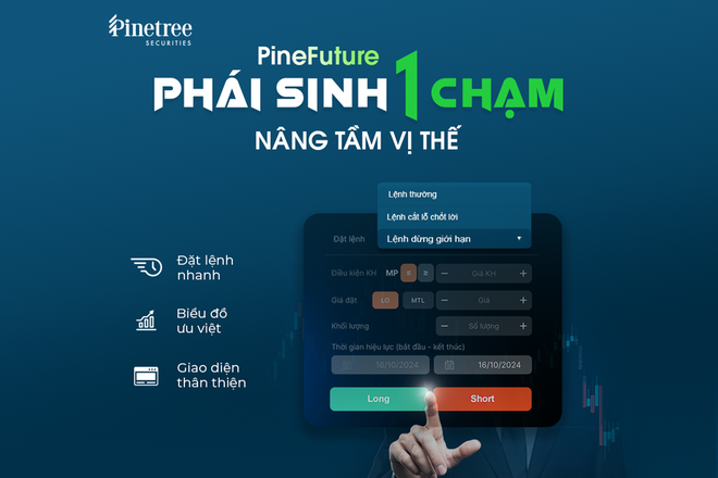 Phái sinh PineFuture nâng cấp, Pinetree kèm ưu đãi 0 phí - 9% margin