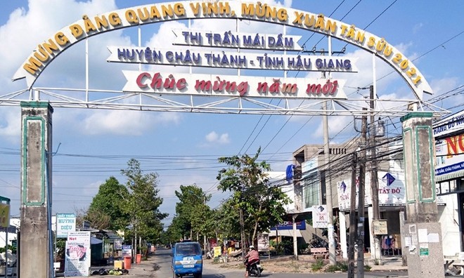 Dự án được thực hiện tại thị trấn Mái Dầm, huyện Châu Thành, tỉnh Hậu Giang