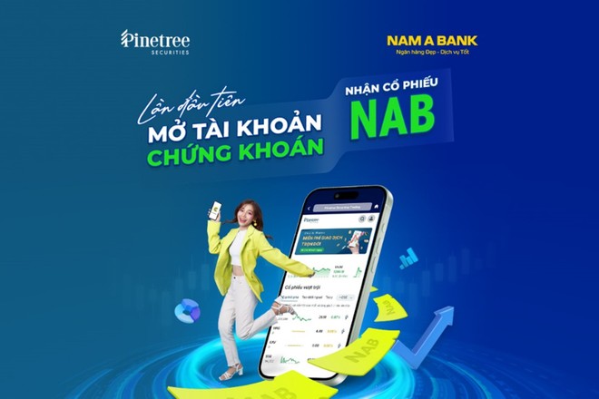 Lần đầu tiên, một công ty chứng khoán tặng cổ phiếu NAB (Nam A Bank)