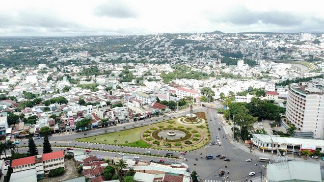 Gia Lai phê duyệt đồ án Quy hoạch phân khu xây dựng khu đô thị CK 54. Trong ảnh là một góc của TP. Pleiku. 