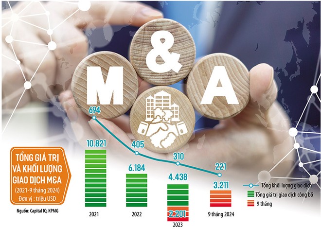 Những động thái tích cực của nền kinh tế cùng nỗ lực cải cách, hoàn thiện thể chế đang là động lực giúp thị trường M&A tại Việt Nam nhộn nhịp hơn trong thời gian tới. Ảnh: Shutterstock. Đồ họa: T.H 