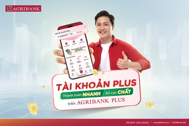 Tài khoản Plus của Agribank mang đến trải nghiệm ngân hàng số hiện đại, với sự kết hợp giữa tính cá nhân hóa và tiện lợi trong giao dịch tài chính 