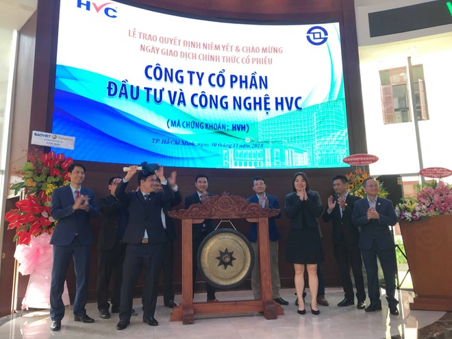 Cổ phiếu của HVC Group (HVH) tăng kịch trần phiên chào sàn