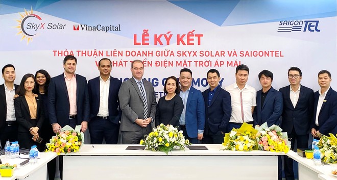 VinaCapital và SAIGONTEL xây dựng và vận hành chuỗi dự án điện mặt trời áp mái 50 MW