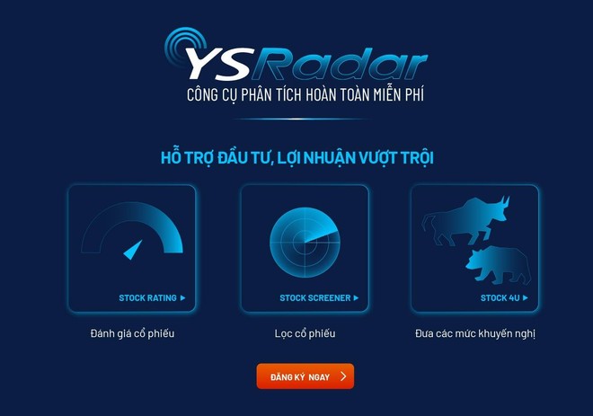 Đầu tư chứng khoán với lợi nhuận vượt trội cùng công cụ YSRadar