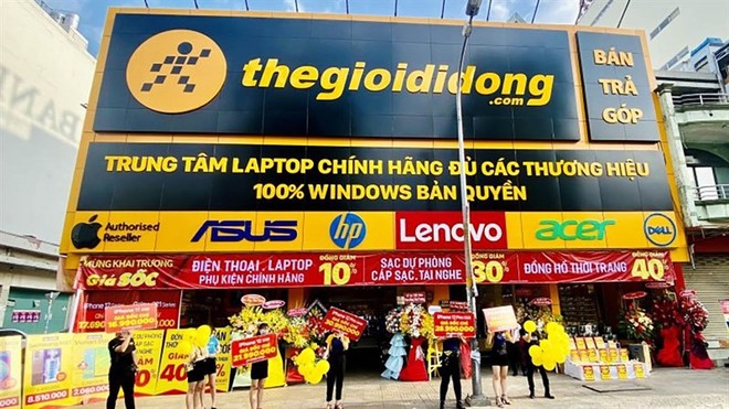 Thế giới di động (MWG): 7 tháng doanh thu đạt 76.541 tỷ đồng, hoàn thành 61% kế hoạch năm