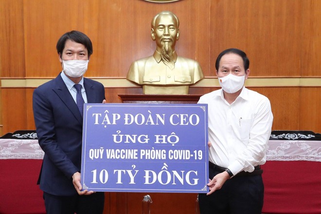 Tập đoàn CEO tiếp tục ủng hộ Quỹ vắc-xin quốc gia 10 tỷ đồng