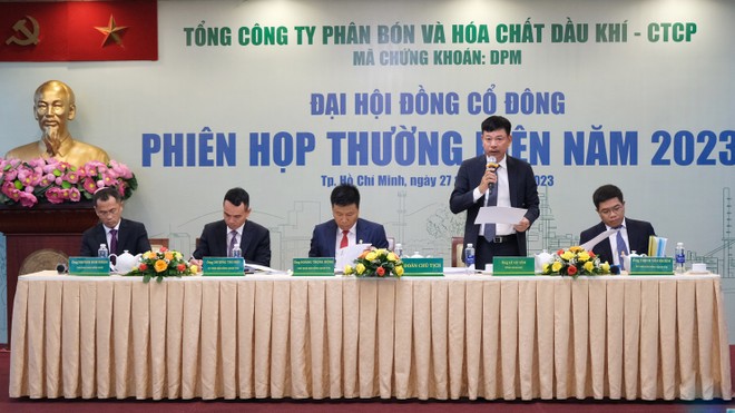 ĐHĐCĐ Phân bón và Hoá chất Dầu khí (DPM): Mục tiêu lợi nhuận đạt 2.250 tỷ đồng, trả cổ tức 40%