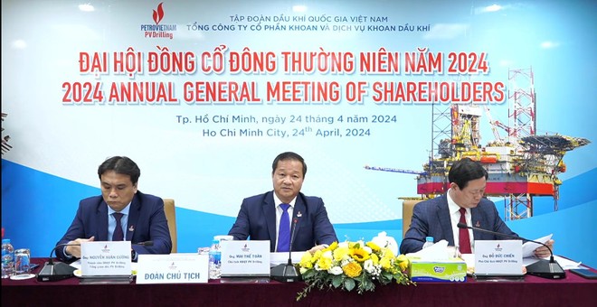 ĐHĐCĐ PV Drilling (PVD): Mục tiêu doanh thu năm 2024 đạt 8.000 tỷ đồng, đến năm 2030 đầu tư 2 giàn Jackup 