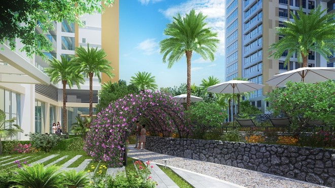 Imperia Garden, khu phức hợp khép kín với căn hộ cao cấp và biệt thự song lập, nơi có “Vườn trong phố”