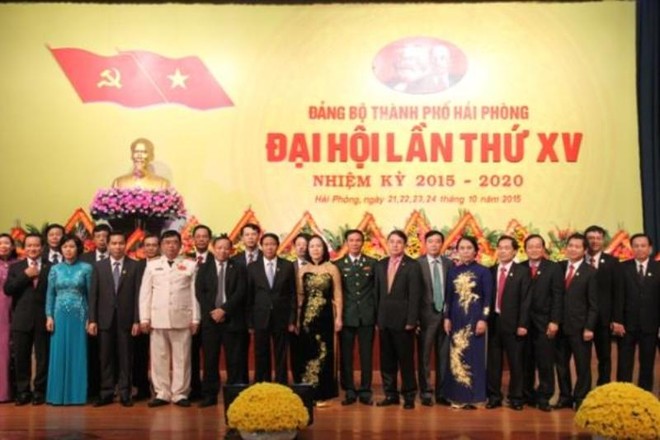 Ban chấp hành Đảng bộ thành phố Hải Phòng khóa mới ra mắt