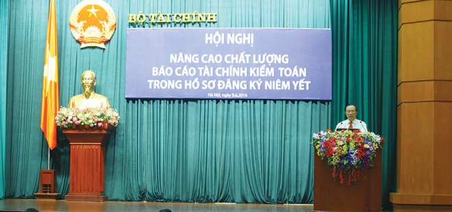 Theo lãnh đạo Bộ Tài chính, sắp tới, quy định pháp lý sẽ hướng tới thay đổi tư duy về lập cũng như soát xét BCTC