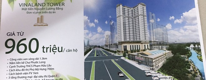 Căn hộ Dự án Vinaland Tower đang rao bán trên thị trường