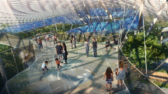 Sân bay Changi của Singapore đưa thác nước, rừng nhân tạo vào nhà