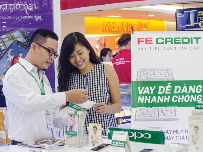 FE Credit được cho là đã đem lại nguồn lợi nhuận gần phân nửa cho ngân hàng mẹ. Ảnh: Đức Thanh