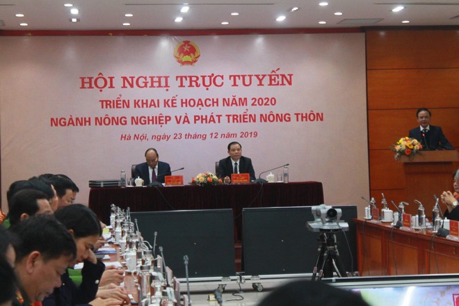 Hội nghị trực tuyến triển khai kế hoạch năm 2020 ngành nông ngiệp và phát triển nông thôn