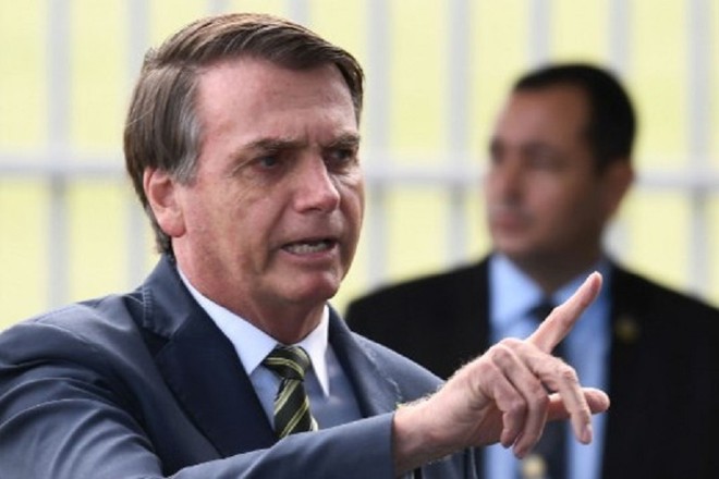 Tổng thống Brazil Jair Bolsonaro. Ảnh: AFP