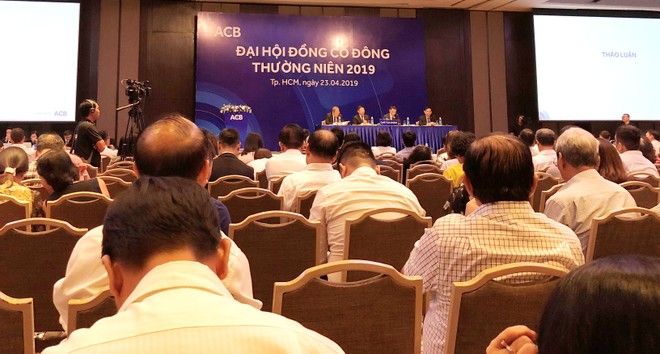 Đại hội đồng cổ đông ACB: Xử lý nợ xấu sẽ đóng góp khoảng 600 tỷ đồng thu nhập bất thường năm 2019