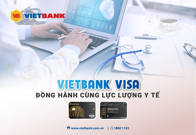VietBank Visa đồng hành cùng lực lượng y tế