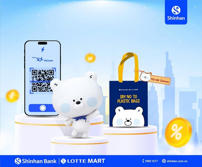 Ngân hàng Shinhan Việt Nam triển khai dịch vụ thanh toán QR Pay cho Lotte Mart 