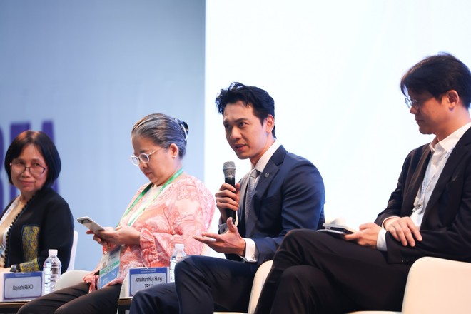Ông Trần Hùng Huy phát biểu tại phiên thảo luận của APEC Public Private Dialogue