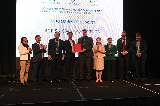 AgriS cùng GMA ký kết 2 MOU với các đối tác Australia - AgroVision AG và Main Engineering dưới sự chứng kiến của lãnh đạo tỉnh Tây Ninh và bang Queensland