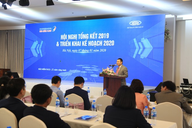 Tổng giám đốc PJICO, ông Đào Nam Hải báo cáo tại Hội nghị.