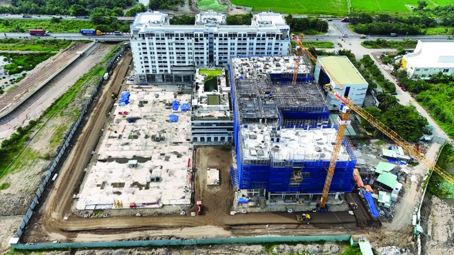 Một dự án nhà ở xã hội cho công nhân thuê tại TP. Thủ Đức, TP.HCM. Ảnh: Lê Toàn.