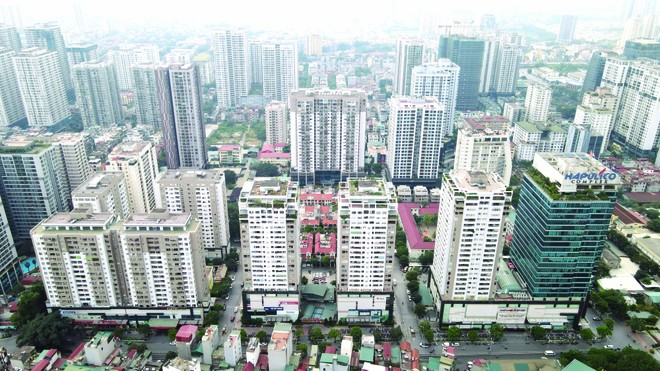 Giá căn hộ chung cư đã tăng mạnh 8 quý liên tục. Ảnh: Dũng Minh.