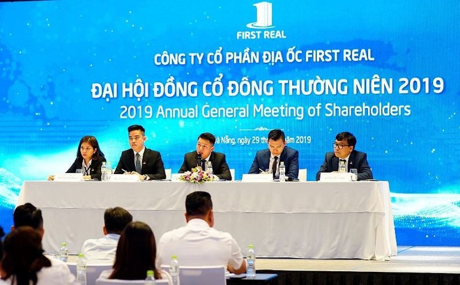 Đại hội cổ đông công ty First Real đã thông qua chỉ tiêu doanh thu lên mức 350 tỷ đồng.