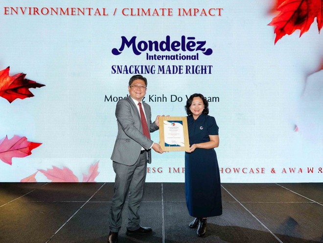 Mondelez Kinh Đô lần thứ tư được vinh danh trong Top 100 Doanh nghiệp phát triển bền vững Việt Nam (CSI 2025)