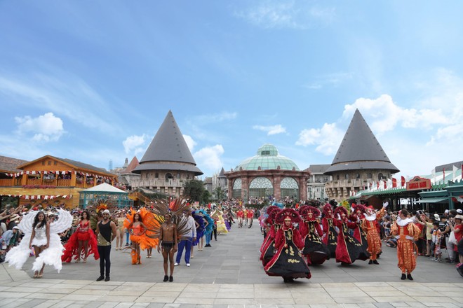 Không gian văn hóa – kiến trúc Pháp là nét đặc trưng của Sun World Ba Na Hills.