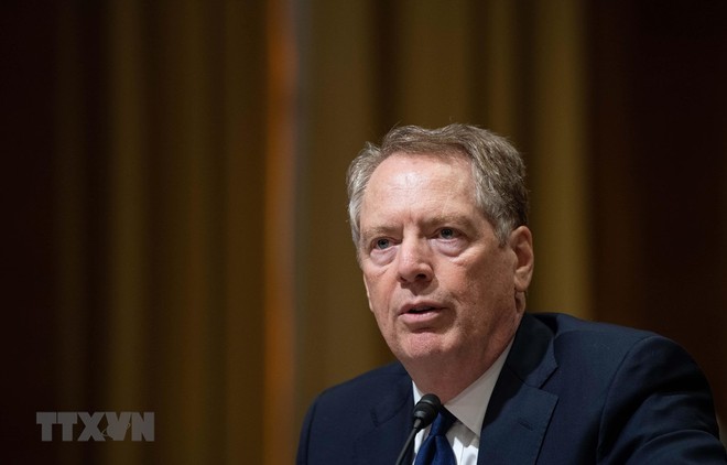 Đại diện Thương mại Mỹ Robert Lighthizer. (Ảnh: AFP/TTXVN)