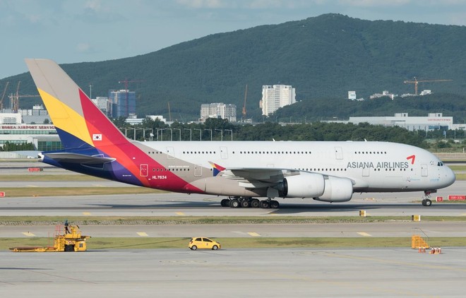 Máy bay của hãng hàng không Asiana Airlines. (Nguồn: AirlineGeeks).