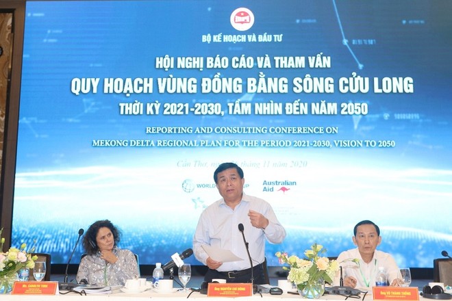 Bộ trưởng Bộ Kế hoạch và Đầu tư Nguyễn Chí Dũng đánh giá, quy hoạch vùng ĐBSCL là một việc làm mới và rất khó. Đây là lần đầu tiên chúng ta lập quy hoạch vùng, lần đầu tiên lập quy hoạch theo phương pháp tích hợp, đa ngành..