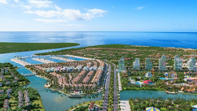 Khu đô thị nghỉ dưỡng Sun Riverside Village vừa ra mắt đã thu hút giới đầu tư. Ảnh phối cảnh minh họa.