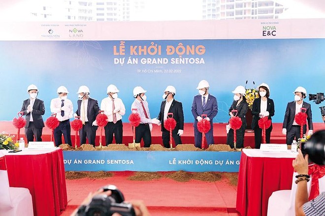 Ngay sau khi thương lượng thành công, Nova Land đã tiến hành làm lễ khởi công dự án Grand Sentosa.