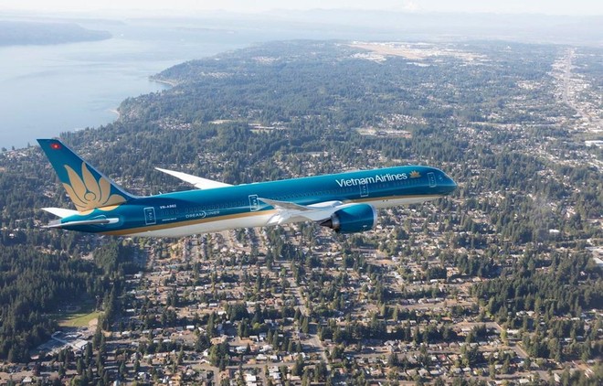 Vietnam Airlines đã sẵn sàng các chuyến bay đưa công dân Việt Nam tại Ukraine về nước. (Ảnh: CTV/Vietnam+).