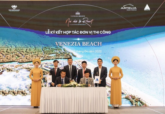 Delta Group cùng HVD kiến tạo Venezia Beach HomeResort chất lượng 5 sao.