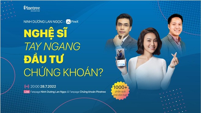 Ninh Dương Lan Ngọc và MC Trần Quốc Khánh lần đầu đối thoại chứng khoán